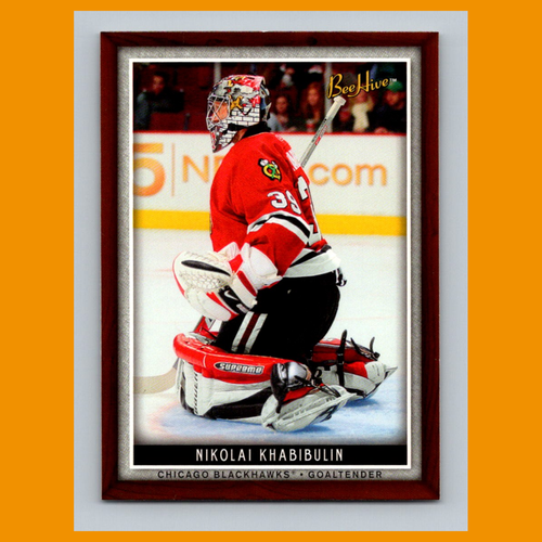 Tarjeta de hockey Nikolai Khabibulin #79 2006-07 Upper Deck Beehive Chicago Blackhawks - Imagen 1 de 3