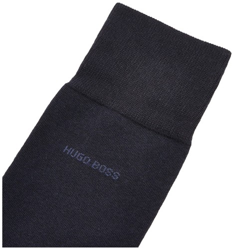 Hugo Boss dunkelblau gekämmte Baumwollsocken ultraweich bequemes Design - Bild 3 von 3