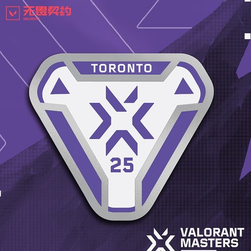 2025 VALORANT MASTERS TORONTO PIN 2025 Anstecker Metall Pin Limited Edition - Bild 5 von 5