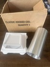 Mid America 4" Classic Hooded Exhaust Vent 117 White M00030805117