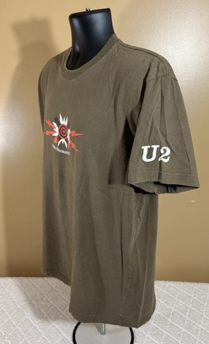 Vintage 2005 U2 Band Dismantle Atomic Bomb Vertigo Tour Shirt 2 Sided Size L - Bild 5 von 13