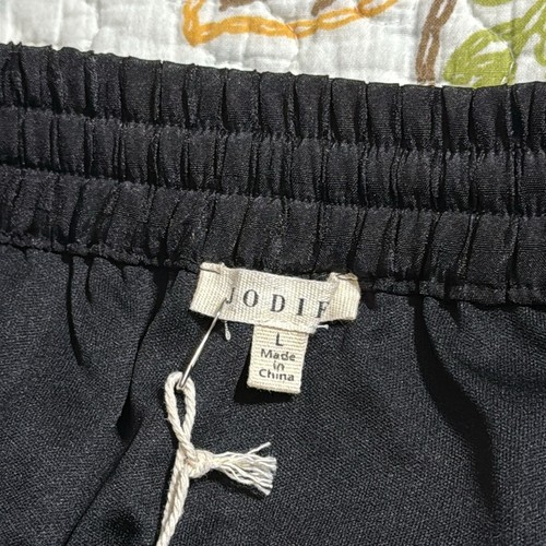 JODIFL Mujer Talla Grande Pull On Negro Falda Escalonada Cintura Elástica Cuadros Nuevo Con Etiquetas - Imagen 6 de 9