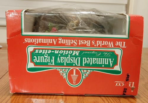 Vintage Telco Motion-ettes Victorian Lady Caroler animato e illuminato 24" RARO - Foto 11 di 12