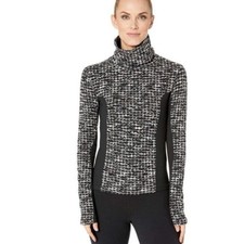 Nike women’s pro hyperwarm long sleeve brushed training top size medium