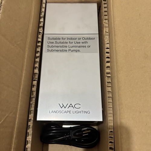 Neu WAC 9075-TRN-SS 12 V Landschaft magnetischer Transformator Beleuchtung Netzteil - Bild 2 von 8