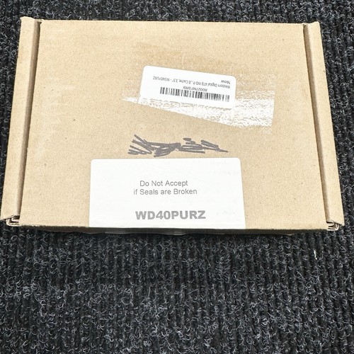 BRAND NEW WD PURPLE WD40PURZ-85AKKY0 4TB 3.5" SURVEILLANCE HARD DRIVE 5400RPM - Photo 5/7