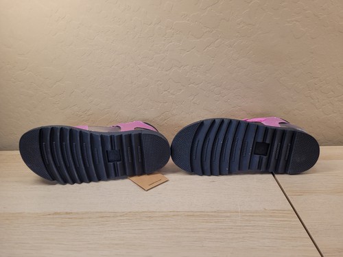 Dr. Martens Klaire Strap Slip-On Leather Sandals Pink Glitter Womens Size 5 - Picture 6 of 8