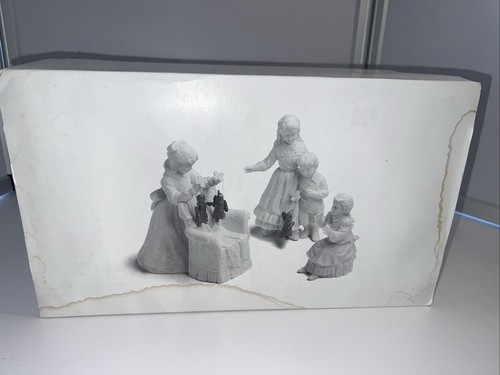 Dept 56 The Marionette Performance 78077 Winter Silhouette 3 Figurines Set Boxed - Picture 7 of 7
