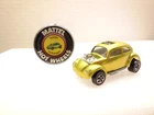Vintage 1967 Hot Wheels Redline CUSTOM VOLKSWAGEN Bug Lime Antifreeze Yellow US