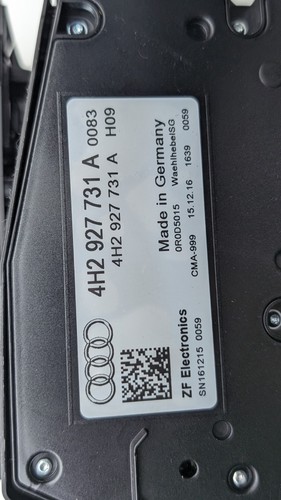 AUDI A8 D4 4H GEAR LEVER SELECTOR SHIFTER 4H2927731A 2017 - Picture 11 of 11