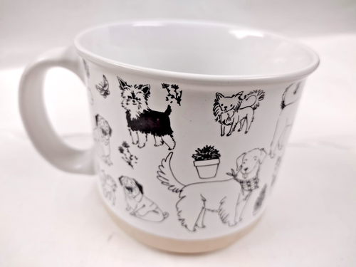 St. Nicholas Square Stoneware 14oz Mug Dogs RN#73277 - Picture 2 of 4