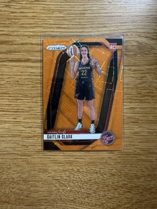 2024 Panini Prizm WNBA - Caitlin Clark #145 Orange Velocity Prizm (RC)