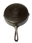 Griswold Large Slant Logo ERIE #8 704-H Cast Iron Skillet-Slight Wobble