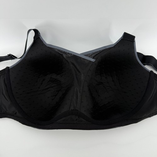 Sujetador deportivo LIVI Lane Bryant inalámbrico de impacto medio gris 38G sin cables - Imagen 5 de 9