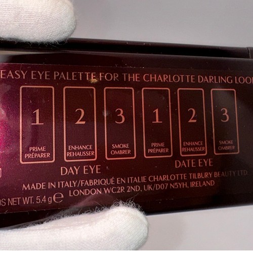 Charlotte Tilbury Easy Eye Palette Charlotte Darling Look 6 Eyeshadow Shades NIB - Picture 10 of 15