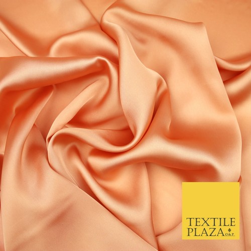 Fine Silky Soft Sateen Satin Georgette Dress Fabric Draping Lining - 45 COLOURS - Picture 28 of 47