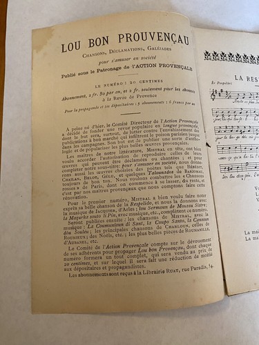 Mistral (Frédéric) - Rieu ) - Favre - Peise - Misé Just ,Lou Bon prouvençau.1901 - Imagen 2 de 7