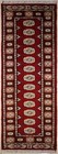 Rugstc 2x8  Bokhara Jaldar Red Runner Rug,Genuine Hand-Knotted, Wool Pile