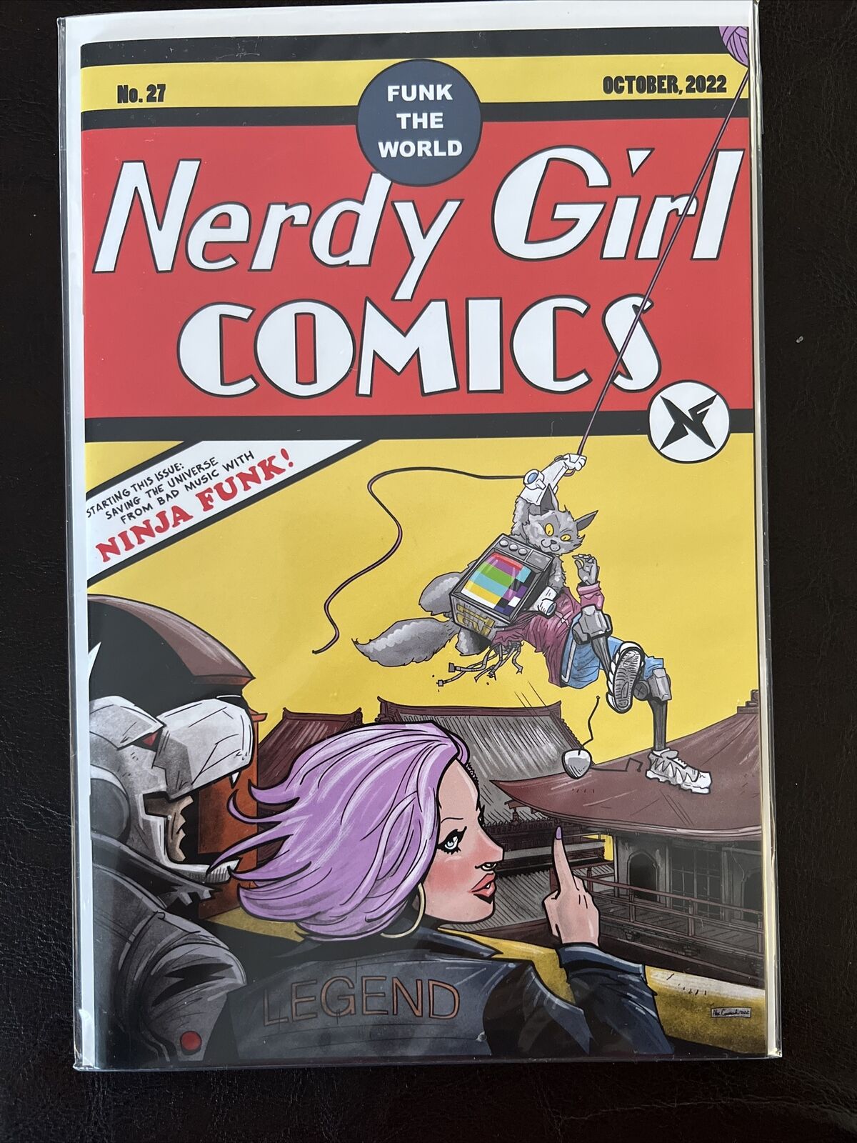 Ninja Funk 1 -Nerdy Girl Comics Excl- Det. Comics 27 Homage