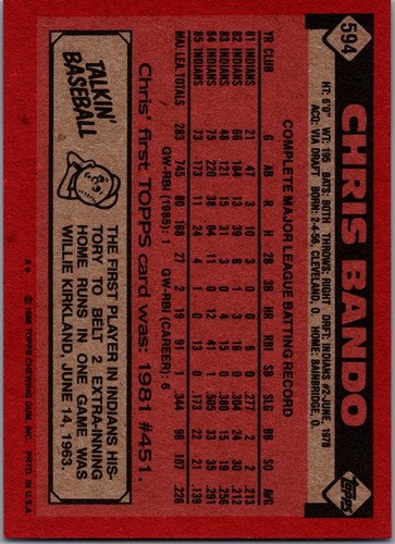 1986 TOPPS Baseball COMPLETE Your SET Cards 401-600 Buy 2 Get 2 FREE 1986 Topps - Picture 311 of 327