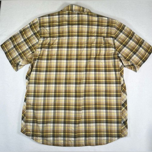 5.11 TACTICAL Men’s Short Sleeve Slipstream Covert Shirt L Bronze Plaid Snaps - Picture 8 of 16
