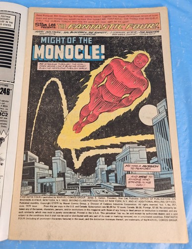 Marvel Comics 1979 Fantastic Four #207 Comic Book. - Picture 2 of 4