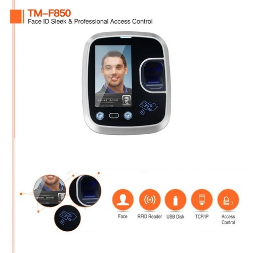 TM-F850K Touch Screen Biometric Security Camera Facial Recognition System ID/IC - Picture 9 of 10