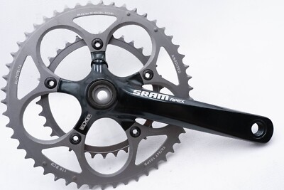 NOS SRAM APEX GXP 172.5 50 34 110 CRANKSET 10s SPEED OLD GXP