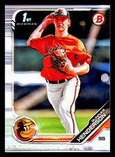 2019 Bowman Draft #BD22 Gunnar Henderson 1st Bowman H2