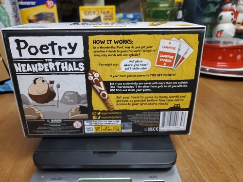 Poetry for Neanderthals Family Card Game by Exploding Kittens 7+ NEW *READ Wb2 - Picture 5 of 5