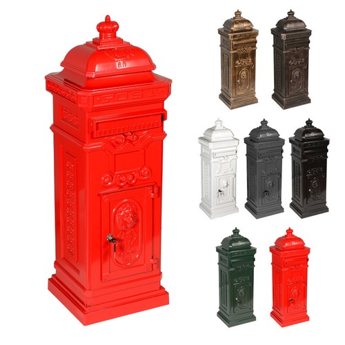 antiker Aluminium Standbriefkasten nostalgischer Briefkasten LUNA - Afbeelding 41 van 54