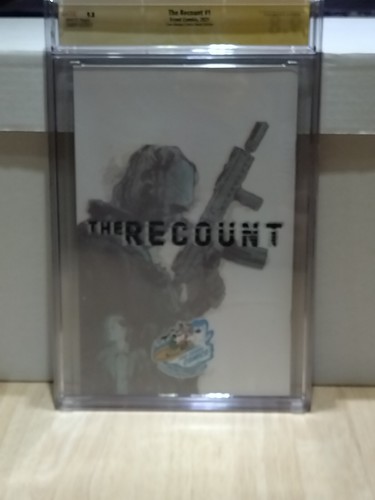 The Recount #1 Metal Edition - Kyle Willis Cover- CGC 9.8- Signed By Kyle 22/50 - Picture 12 of 17
