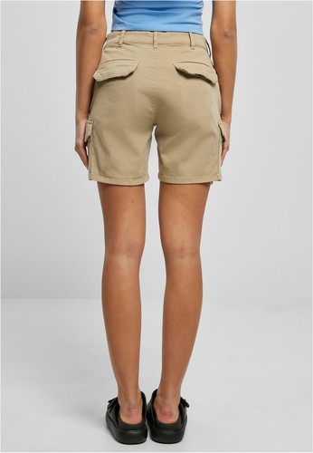 Urban Classics Ladies High Waist Cargo Shorts Pockets Fauen 26-34 - Picture 16 of 37