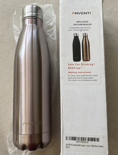 500 ml Edelstahl vakuumisoliert 17 Unzen Doppelwandige Thermoskanne Wasserflasche USA