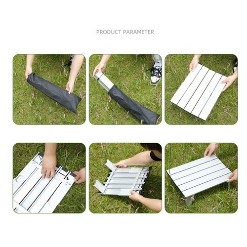 Small Outdoor Folding Table Aluminum Alloy Portable Camping Folding Table - Picture 14 of 18