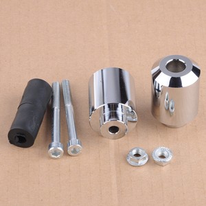 Asia Chrome 78 Handle Bar Ends Weight Grip Caps For Ducati Monster