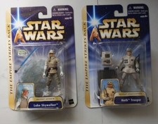 NEW STAR WARS ESB HOTH LUKE SKYWALKER & HOTH REBEL TROOPER ACTION FIGURES! C18 