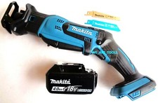 Makita 18V XRJ01 Compact Reciprocating Saw, (1) BL1840B 4.0 AH Battery 18 Volt