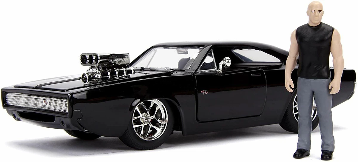 marque generique - Jada Fast and The Furious Toys Fast & Furious 1970 Dodge  Charger Street Voiture avec Figurine Dominic Toretto Porte ouvrable Coffre  Capot Amovible Noir, 253205000 - Modélisme - Rue du Commerce