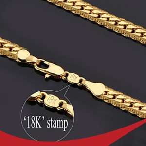 cadenas oro eslabon cubano cadena oro amarillo chapado 18k joyer 237 a para hombres cadenas oro eslabon cubano cadena oro amarillo chapado 18k joyer 237 a para hombres