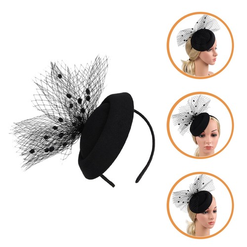Mesh Hat Hair Accessories Fascinators vente en gros Hats for Women Tea Party