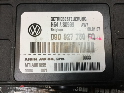 07 AUDI Q7 4.2L TRANSMISSION BRAIN BOX COMPUTER CONTROL MODULE TCU TCM - Bild 3 von 7