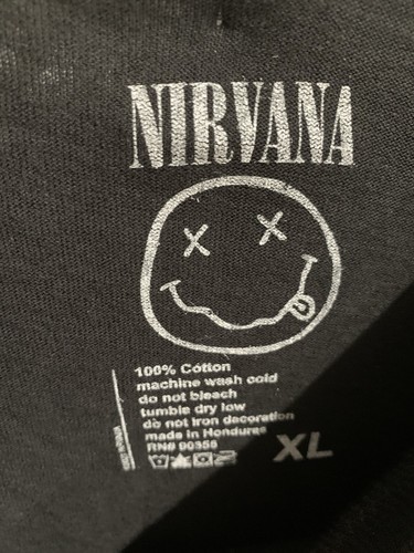 Nirvana Men's Officially Licensed Kurt Cobain Punk Hard Rock Graphic XL 90s Rock - Picture 3 of 4