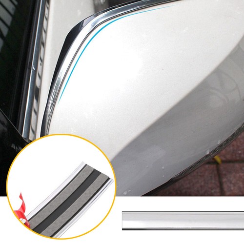 Protector lateral puerta coche cromado 3m×10mm molduras decoración tira accesorios - Imagen 11 de 12
