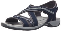 Dr. Scholl S Women Panama Flat Sandal Navy Leather 9 M Us Dr. Scholl S Women Panama Flat Sandal Navy Leather 9 M Us