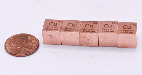 Metal Cube 99.9% Pure Periodic Table Element Engraved Density Collection + Case - Picture 79 of 311