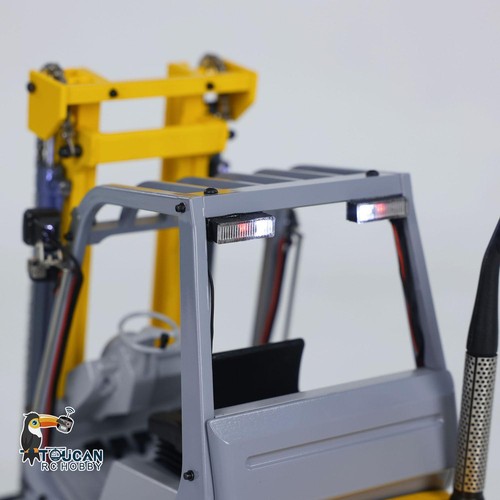 1:14 Hydraulic RC Forklift Metal Remote Control Fork Lift Transfer Truck Model - Picture 18 of 20