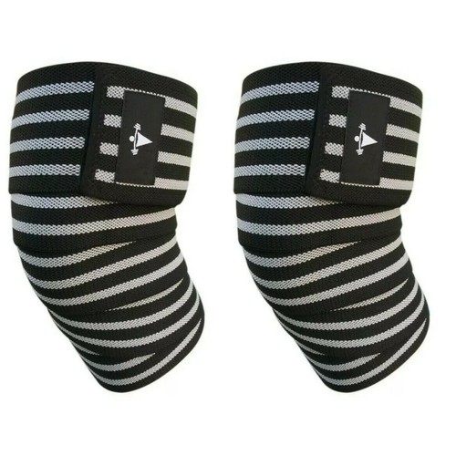 Knee Wraps For Gym Workout Weightlifting Support Cross Training Crossfit Squats - Picture 6 of 36