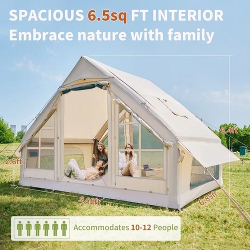 SLSY 6 Person nflatable Blow Up Tents for Camping Waterproof Hot Tent Air Tent - Picture 18 of 23