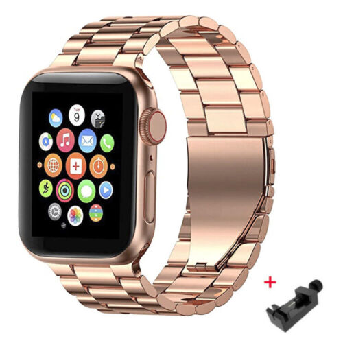 Correa de acero inoxidable para Apple Watch Ultra Series 9 8 7 6 5 SE estuche con correa de metal - Imagen 33 de 58